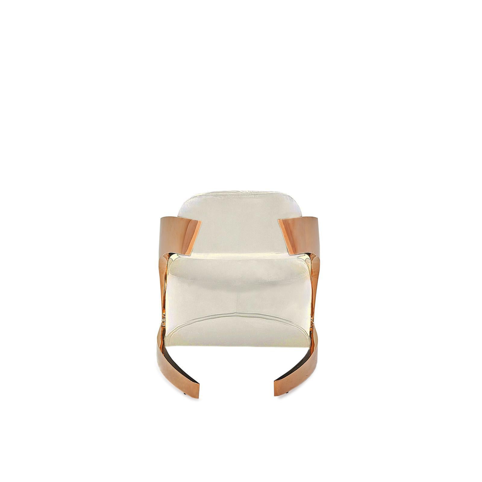 zetta rgss beige velvet modern 8 accent chair