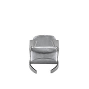 zetta ss gray velvet modern 8 accent chair